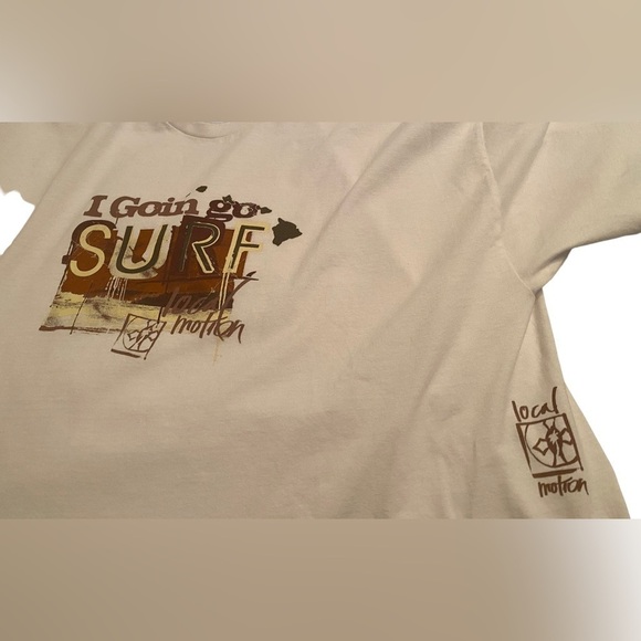 LOCAL MOTION Hawaii “I Goin’ Go Surf” Tee Shirt Men 2XL - Picture 4 of 5